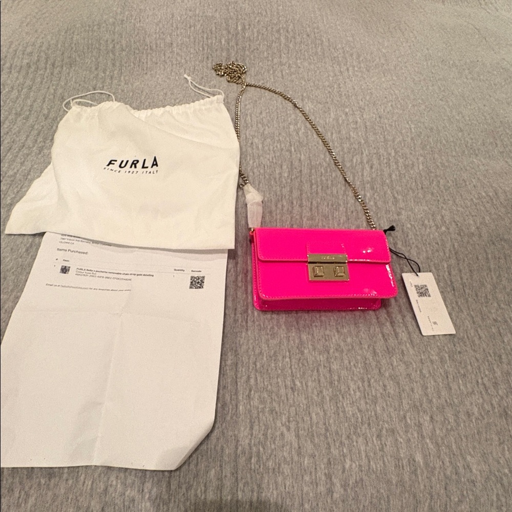 Furla Pink Crossbody Bag
Brand New 
Bought from shopthinglive have receipt - Picture 11 of 11
